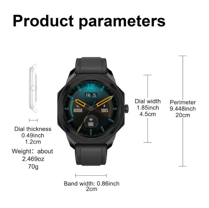 1.3 Inch Smartwatch Touchscreen for IOS & Android