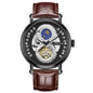 Men's Automatic Hollow Dragon Dial Mechanical Watch