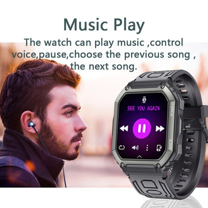 Men's Smart Watch For IOS Android Music Player Bluetooth Dial Multiple Sport Modes Fitness Tracker Smartwatch