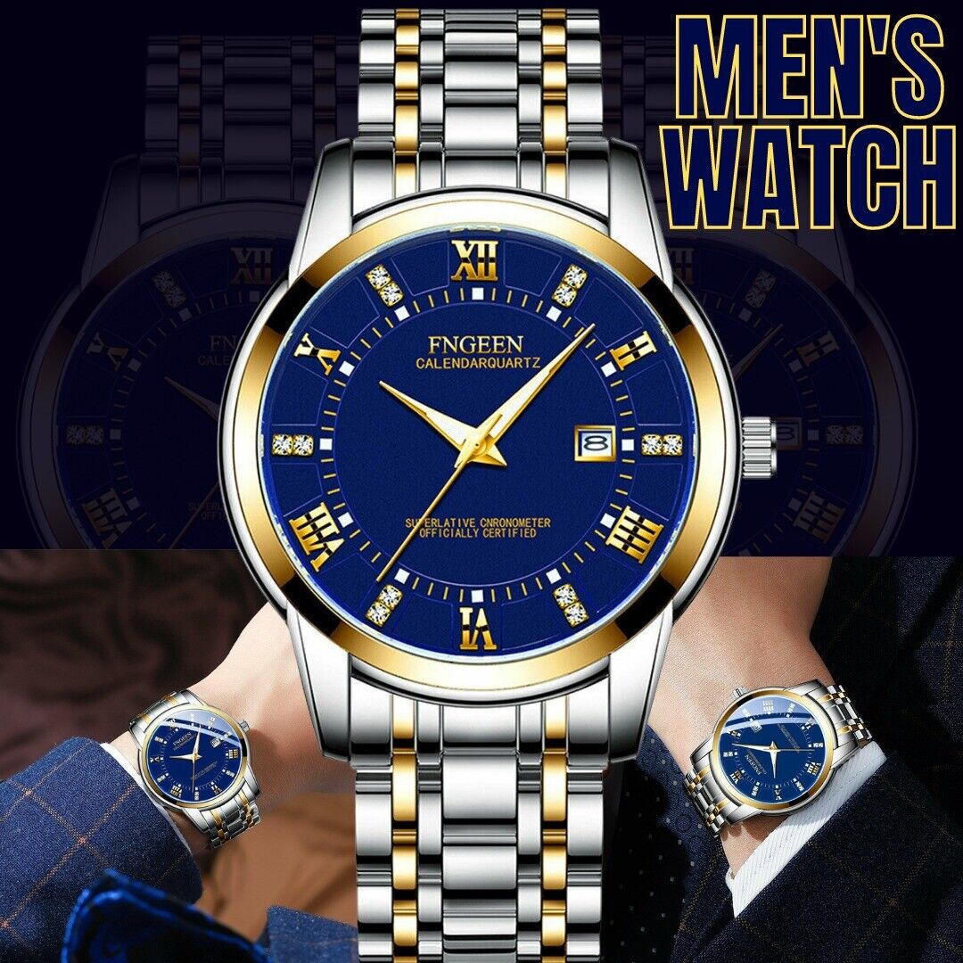 Stainless Steel Watch Quartz Luminous Classic Watch For Men
