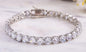 42.00 CTTW Tennis Bracelet with Crystals BOGO