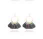 Big Round Drop Dangle Earrings for Women