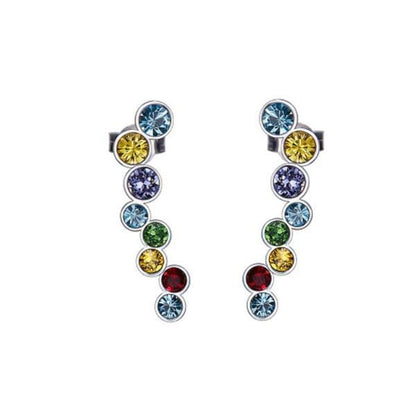 Rainbow Bubble Stud Earring Women Girl Gift