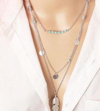 Double-layer Necklace Multi-layer Clavicle Chain Women