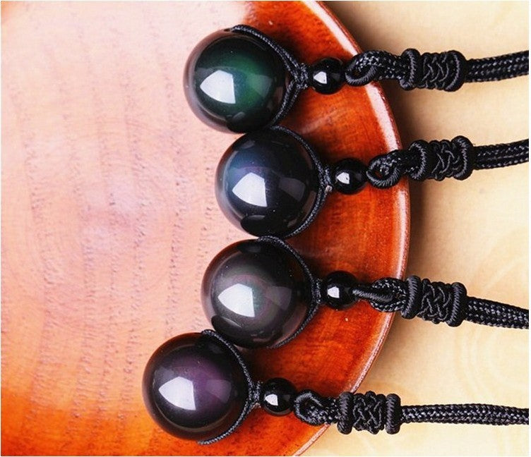 Rainbow Obsidian Necklace For Women