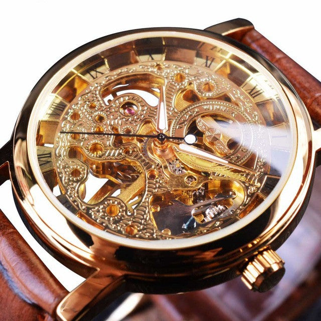 T-Winner Full Hollow Men's Mechanical Watch