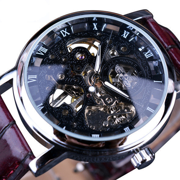 T-Winner Full Hollow Men's Mechanical Watch