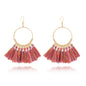 Big Round Drop Dangle Earrings for Women