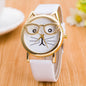 Lovely Cat Face Design Watch for Kids