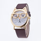 Lovely Cat Face Design Watch for Kids