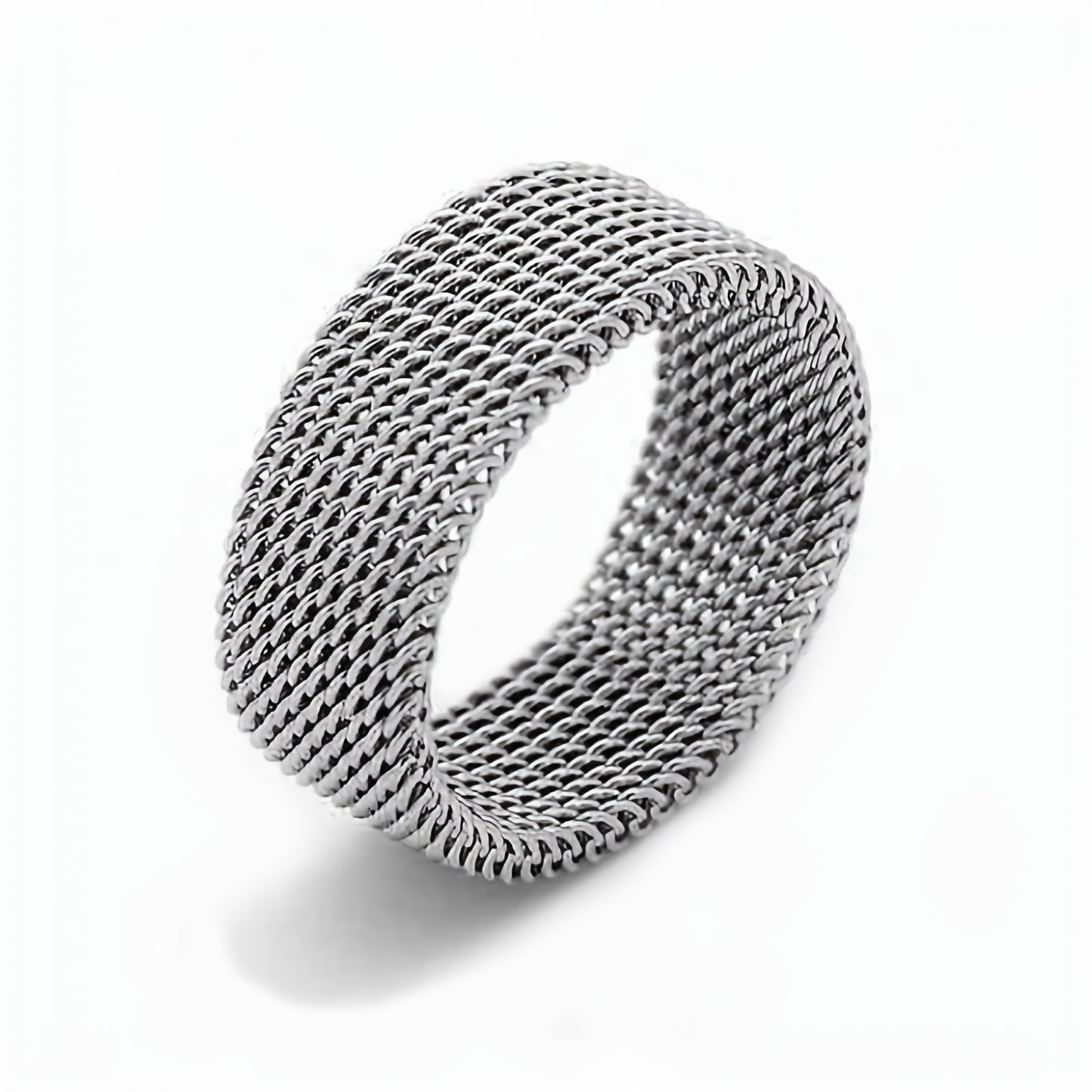 Hollowed Stainless Steel Ring Unisex