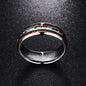 Abalone Tungsten Carbide Ring