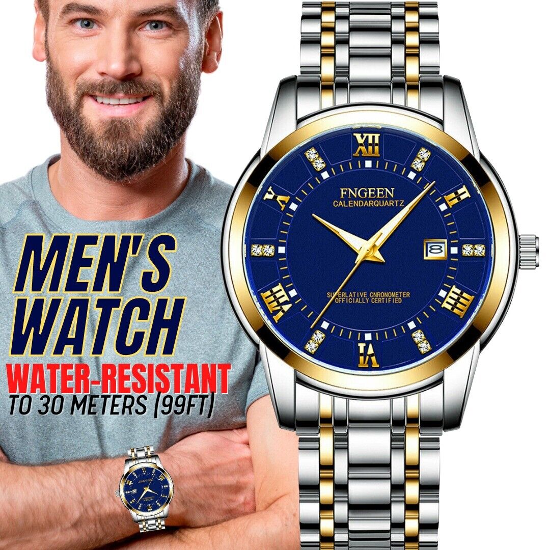 Stainless Steel Watch Quartz Luminous Classic Watch For Men