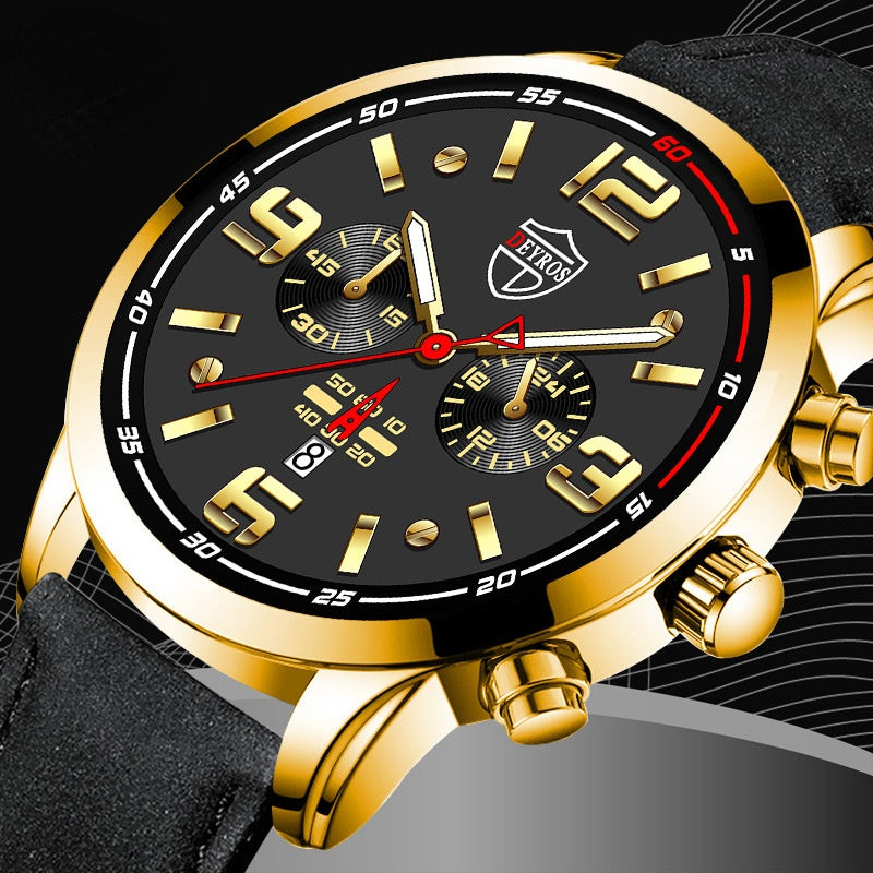 Leather Business Luxury Watch for Men