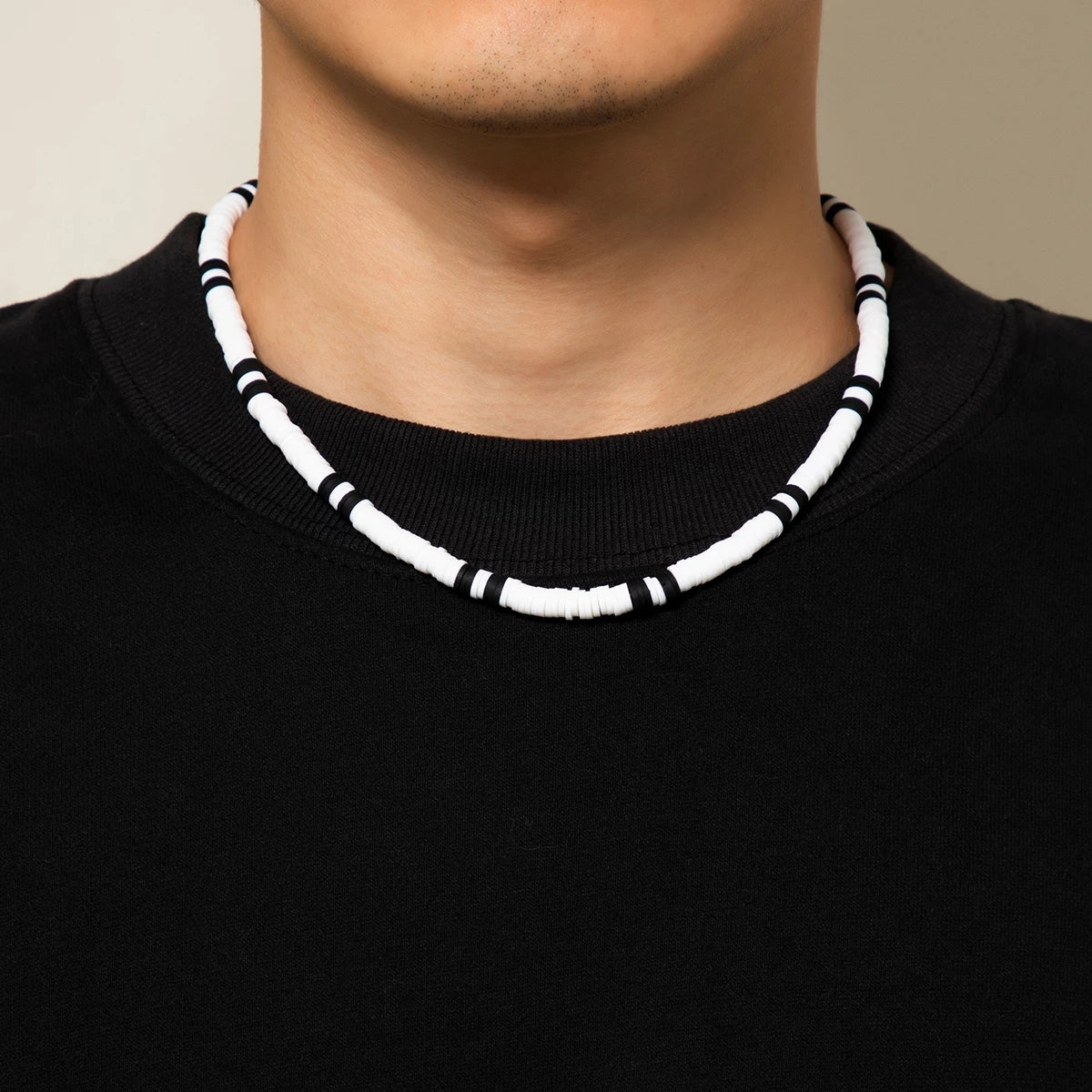 Beads Choker Necklace for Men