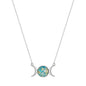 Triple Moon Goddess Necklace