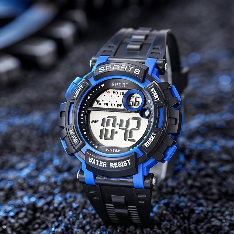 Luminous Multi-functional Sports Watch Bracelet Box for Men