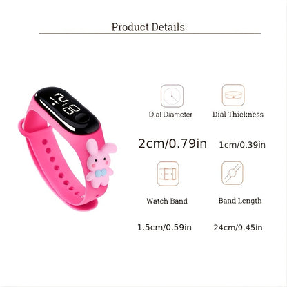 Kids Colorful Waterproof Watch Multiple Colors