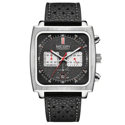 Men's Business Analog Quartz Sports Leather Strap