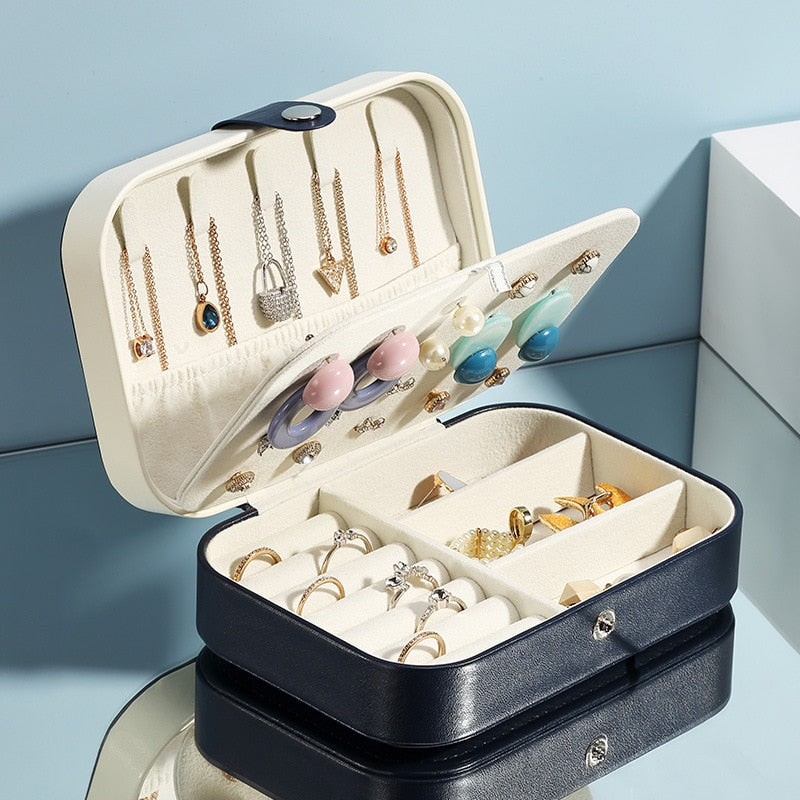 Small Jewelry Organizer Box Travel Jewelry Case for Women