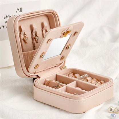 Small Jewelry Organizer Box Travel Jewelry Case for Women