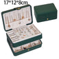 New Double-Layer Velvet Jewelry Box Jewelry Storage