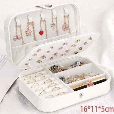 New Double-Layer Velvet Jewelry Box Jewelry Storage