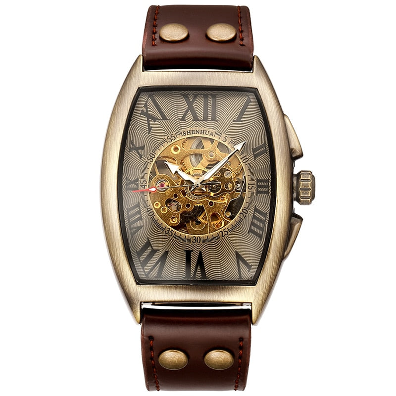 Transparent Skeleton Automatic Mechanical Watch For Men