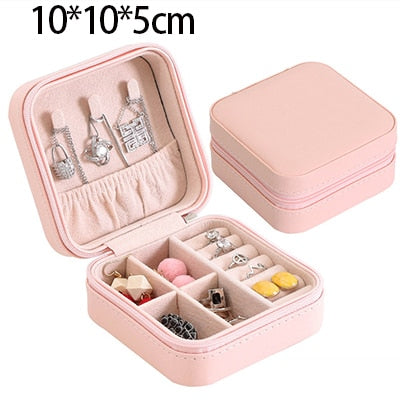 New Double-Layer Velvet Jewelry Box Jewelry Storage