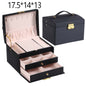 New Double-Layer Velvet Jewelry Box Jewelry Storage