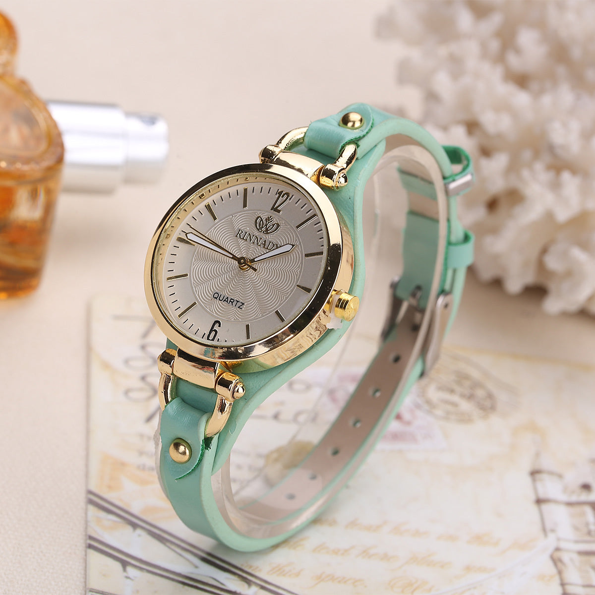 Women's Leather Strap Watch