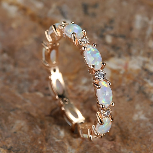 Trendy Opal Ring For Women's