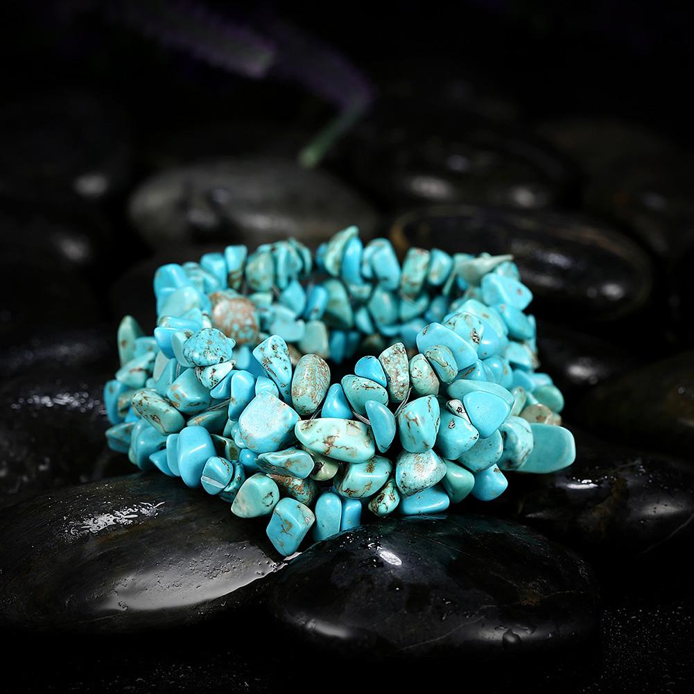 Turquoise Natural Stone Stretch Bracelet