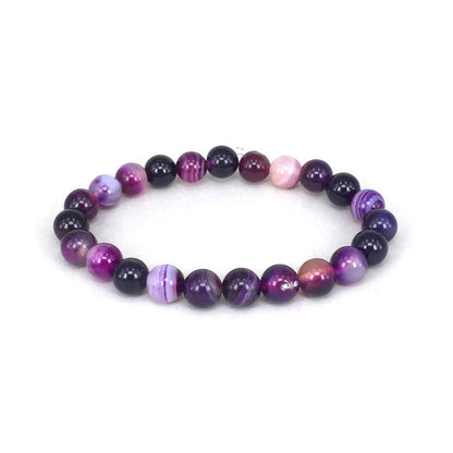 Purple Natural Stone Bracelet For Women