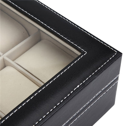 Leather Watch Storage Box - 2, 3, 6, 12 slots