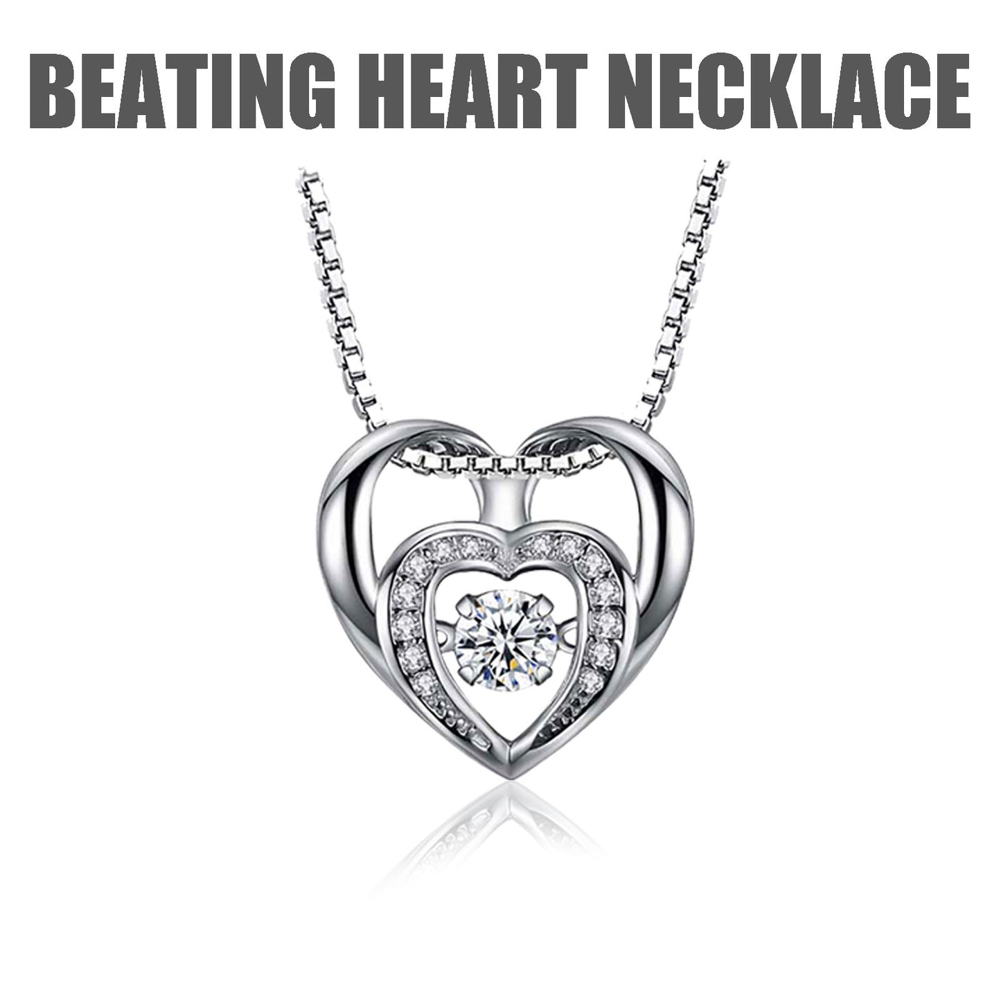 The New Valentine's Day Heartbeat Necklace