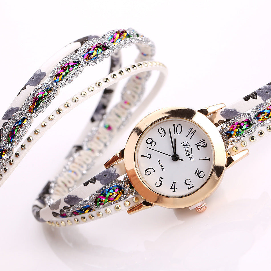 Ladies Quartz Watch Stylish Wrap Watch