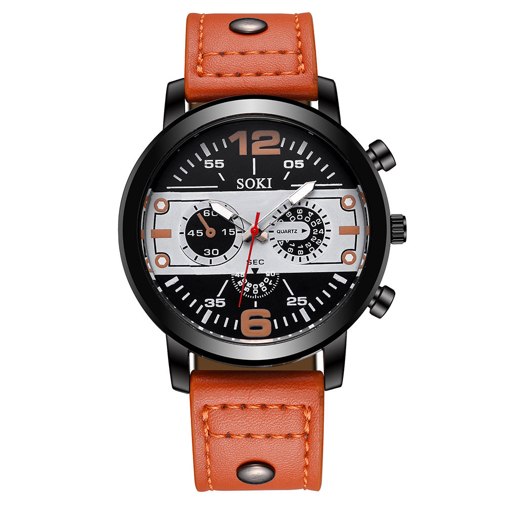 Sport Style Quartz Wristwatch For Men