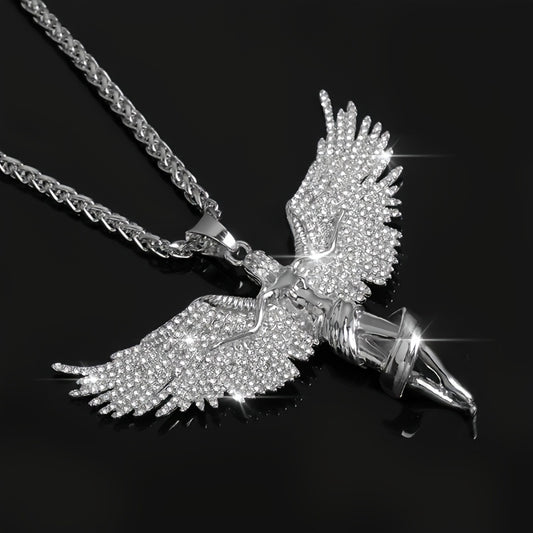 Angel Wing Pendant Necklace Micro Pave Necklace Gift for MOM, Wife, Daughter, Girlfriend