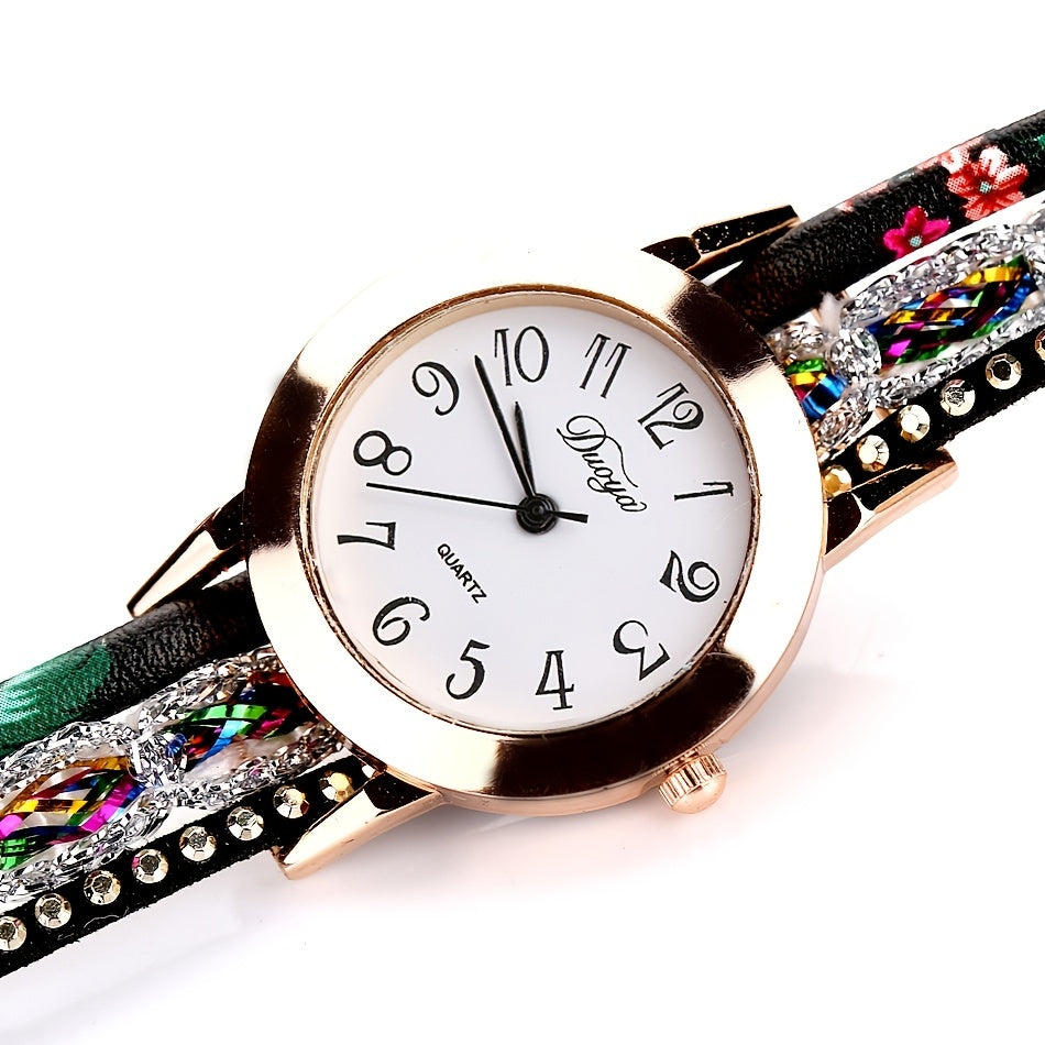 Ladies Quartz Watch Stylish Wrap Watch