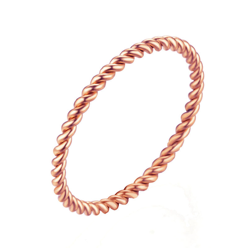 Trendy Rope Lace Ring for Women