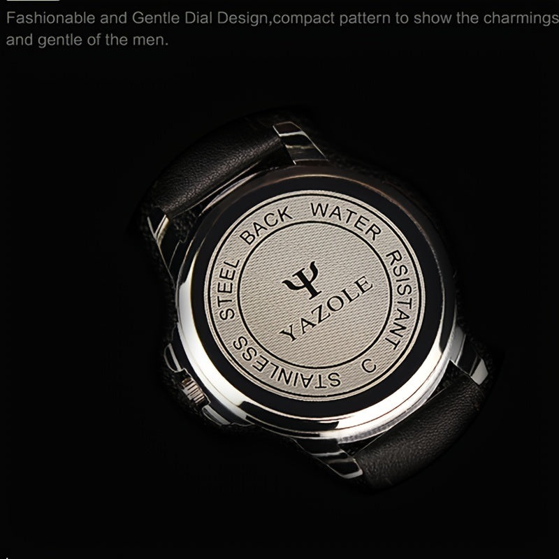 Fashion Popular Men's Luxury Watch Belt Quartz Luminous Watch