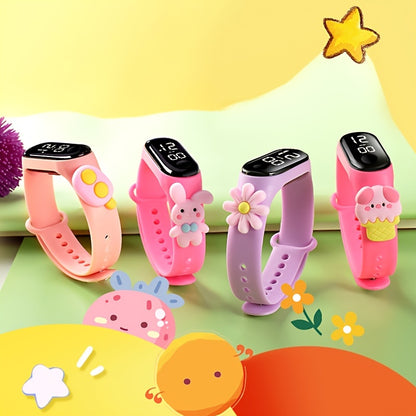 Kids Colorful Waterproof Watch Multiple Colors