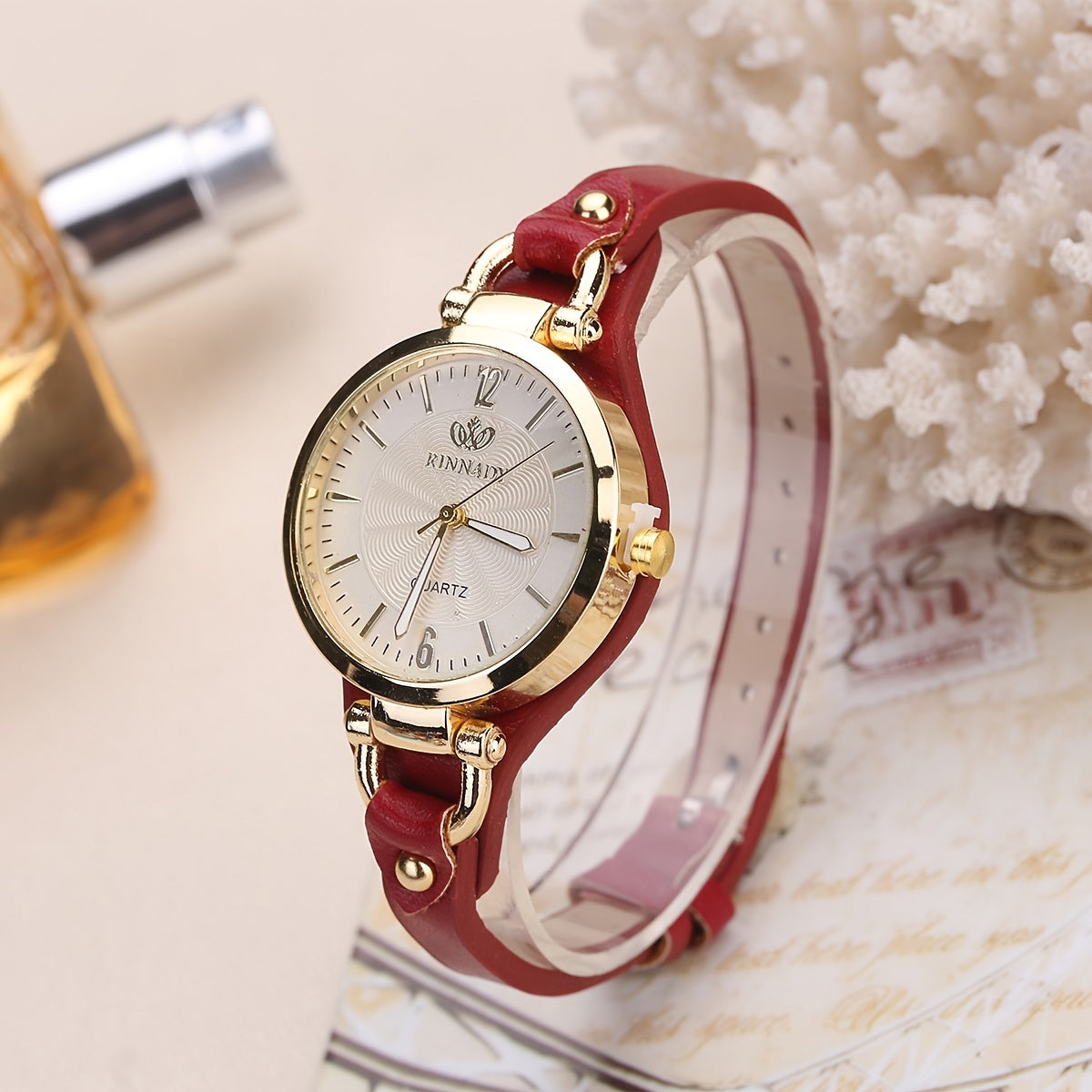 Women's Leather Strap Watch