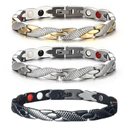 Titanium Steel Magnetic Bracelet for Men