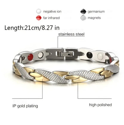 Titanium Steel Magnetic Bracelet for Men