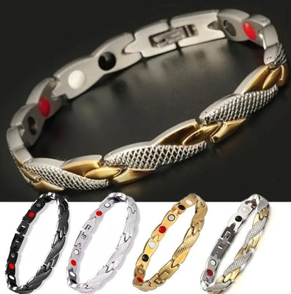 Titanium Steel Magnetic Bracelet for Men