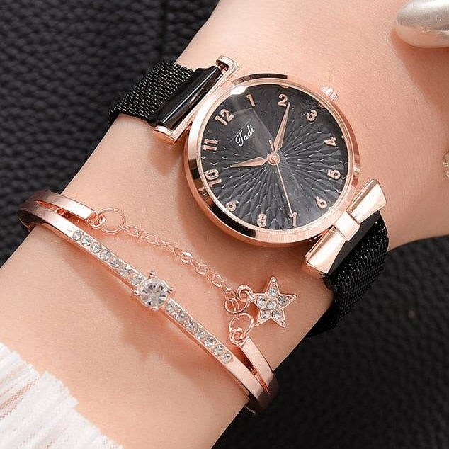 Women's Bracelet and Quartz Watch