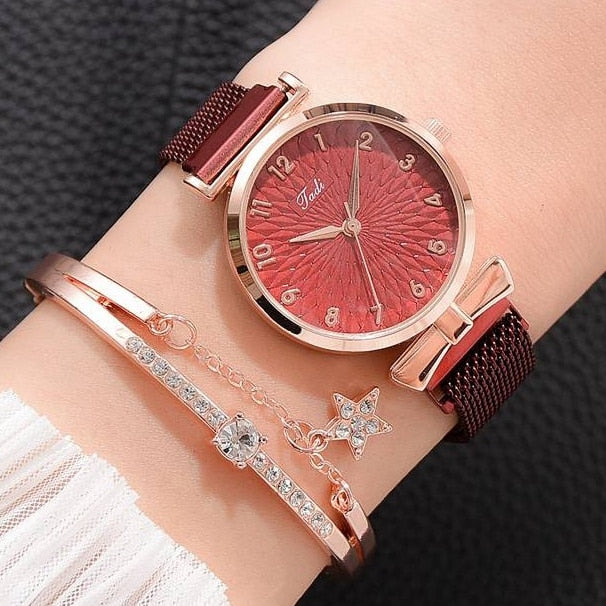 Women's Bracelet and Quartz Watch