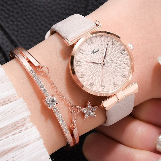 Women's Bracelet and Quartz Watch